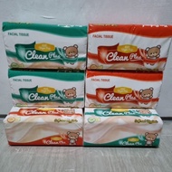 Tissue clean plus / Tissue wajah isi 180 sheet