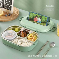 Lunch Box 304 Stainless Steel Lunch Box Microwave Insulated Lunch Box Student Work Compartment Lunch