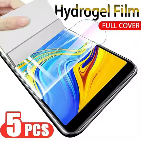5PCS Hydrogel Film For Xiaomi Redmi 5 Plus 5A 6 6A 4X S2 Go K20 Full Screen Protector Redmi Note 6 5