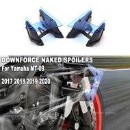 MT-09 2017-2020 Motorcycle Parts Side Downforce Naked Spoilers Fixed Winglet Fairing Wing For Yamaha MT09 MT 09 2018 2019
