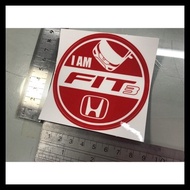 STICKER KERETA I AM FIT3 HONDA JAZZ