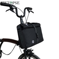 TWTOPSE Bike Roll Top Bag For Brompton Folding Bicycle 3SIXTY PIKES CAMP With Rain Cover