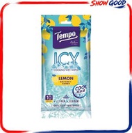 (檸檬味) Tempo ICY 激爽冰涼濕紙巾 (99%殺菌) x1包 (超冰涼/止汗除臭/去除黏膩) #濕紙巾 #Tempo