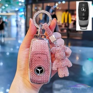 Car Remote Key Case Key Holder For Mercedes Benz E C S GLC Class E200 E400 E63 W213 S550 S560 C260 A