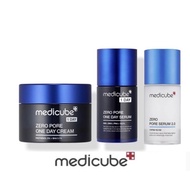 MEDICUBE ZERO PORE SERUM 2.0 37ML/ONE DAY CARE CREAM 50ML/SERUM 30ML