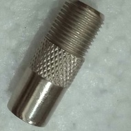 Jack Male TV Antenna to F Female Converter Adapter Connection