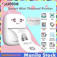 LIOTOG C9 Bluetooth Thermal Printer Photo Printer Mini Printer Paper Printer Sticker Paper Portable