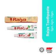 HALAL Toothpaste Raiya 5g / 6g / 10g - For Hotel, Homestay, Air bnb, Travel