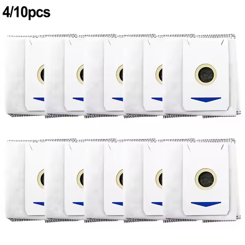 4/10pcs Dust Bag Replacement Fit For Deebot T30 PRO For Omni / T30 Max / T30 / DDX14 Robot Vacuum Cl