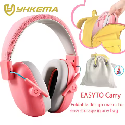YHKEMA Noise Cancelling Headphones Kids Ear Protection Earmuffs Noise Reduction 27db Adjustable Todd