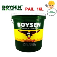 ✳♈Boysen Permacoat Latex Pail 16L Arcylic Paint 16 Liters Semi Gloss Flat Latex 701 715 710 Concrete