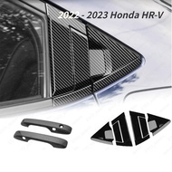 For 2022 - 2023 Honda HR-V Door Handle Cover HRV Vezel Door Bowl Cover ABS Carbon Fiber Pattern Prot