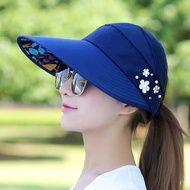 Bitzen- KNIT VISOR SPORTS VISOR CAP Women | Anti UV Protective Beach Hat | Women's GOLF Hat | Anti UV Hat |
