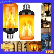 <ZISG> E14 E27 B22 90 LED Flame Effect Fire Light Bulb Flickering Flame Bulb Lamp Decor
