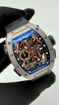 [先睹為快] Richard Mille 攜手 Ferrari 推出全新 RM 43-01 陀飛輪雙追針計時 鈦金屬聯名腕錶 [最新運到]