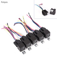 Fstyzx Waterproof Automotive Relay 12V 5Pin 40A Car Relay 12V 5Pin With Relay Socket SG