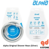 Alpha Original Water Heater Shower Hose PVC 1.5 Meters Silver