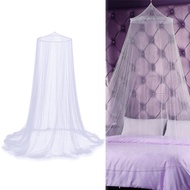 White Elegant Mosquito Net for Double Bed Curtains Canopy Round Lace Insect Net Netting Dome Polyester Bed Tent Home Textile
