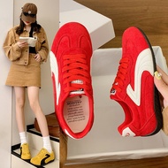 Retro Sneakers Red Casual Ladies