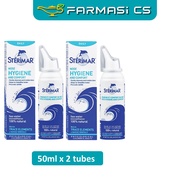 Sterimar Nasal Hygiene Spray 50ml x 2 tubes (TWIN) EXP:02/2026 [ Farmasi CS ]