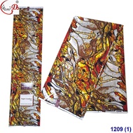 5A piece of rice（about5.5Code）Polyester Africa ankara Simulated batik fabric set
