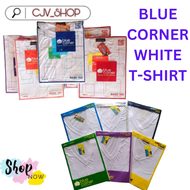 Blue Corner Plain White T-shirt Round Neck & V-Neck for Teens & Adult Cotton Shirt 118 Ratings