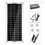 30W Polycrystal Solar Panel Flexible Solar Panel For Camping Car Traveling Outdoor Emergency Power Accessory