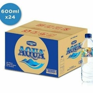 Air Mineral Aqua Botol 600ml 1 dus isi 24