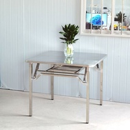 Fire Table&Square Table BBQ Extra Thick Large Stall Household M Stainless Steel Rectangular Table fo