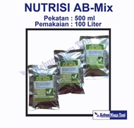 Hidroponik Surabaya Nutrisi AB Mix 500 ml Sayuran Daun - abmix - Pupuk