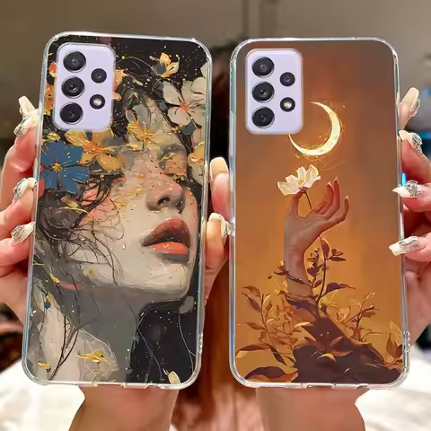 Fashion Painting Case For Samsung Galaxy A72 A52 A52s 5G Soft Silicone TPU Phone Cases For Samsung A