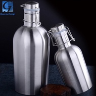 Gazechimp Beer Growler Swing Top Hip Flask Home brew Botella Beer Bottle Secure 1L