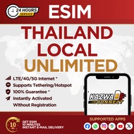 eSIM Thailand Local Data 10 Days DTAC True Move Roaming Travel (50GB)