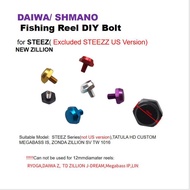 Baitcasting fishing Reel Bolts Replacement DIY Parts Bolt Screw for SHIMANO DAIWA BC REEL STEEZ / NE