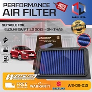 Suzuki Swift ZC21 ZC31 ZC82 1.2 1.4 1.5 1.6 Works Engineering Drop In Air Filter Performance Element