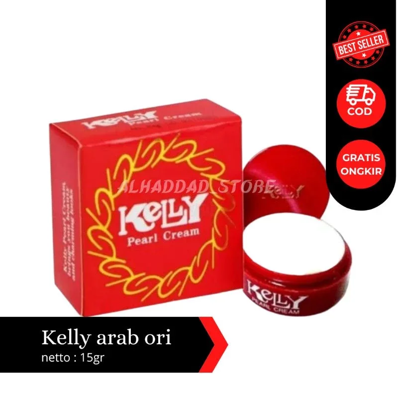DIJAMIN ORIGINAL Krim Cream KELLY Original Saudi Bedak Kelly Arab Pearl | Bedak Arab | Cream Arab Or