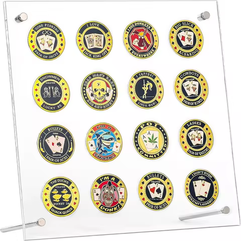 Weights for Poker Poker Gifts for Men Poker Card Protector Poker Accessories Coin Collectibles Poker