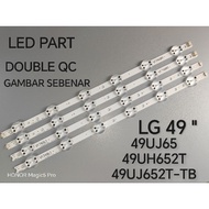 LG 49" NEW SET LED BACKLIGHT 49UJ65, 49UJ652T, 49UJ652T-TB