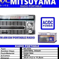 Mitsuyama MS 4046 FM AM SW PORTABLE RADIO AC DC RADIO Saving Costs