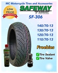 SAFEWAY TIRE Size13” (NMAX,PCX,ADV), FREE Pito &amp; Sealant, 8Ply Rating