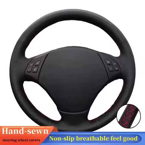 Car Steering Wheel Cover Microfiber Leather For BMW E90 30 318i 320i 325i 330i 320d X1 328xi 2007 St