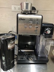 義式半自動 咖啡機 Oster2代  咖啡機 +磨豆機