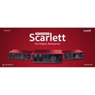 1YR WARRANTY Focusrite Scarlett Solo 4th gen NEW FREE SOFTWARE Itrack one pre