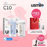 Vistas usmile C10 Portable Dental Flosser | ComfyStream | 95 Days Batter Life | 4 Modes | IPX7 Water