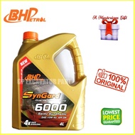 (100% Original)BHP SynGard 6000 (Semi Synthetic) SAE 10W-40 4Litre Enjin Minyak/(Semi Synthetic)Engi