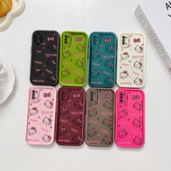 Trendy Happy KT Cat Case For OPPO A7 A12S F11 A9X A94 A79 A80 A57 A77 A5SReno 4F 5F 7Z 8Z A53 A33 A3
