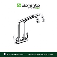 Sorento Wall Mounted Kitchen Tap-Double SRTWT5712