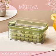 MAEWA - KOON SEON Practical Ice Cube Mold Easy Ice Cube Tier Mold Automatic Ice Millennial Container