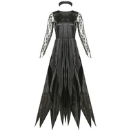 Bride Zombie Graveyard Costume Ghost Corpse Womens Halloween Fancy Dress Plus