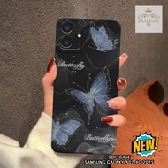 HP Case Samsung A07 4G 2025 - Rajacase - casing Samsung A07 4G - Butterfly case Motif - Cellphone pr